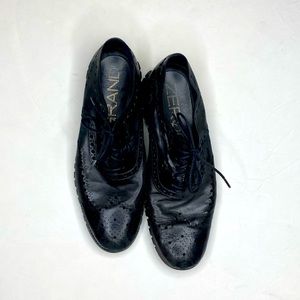 MENS 11M COLE HAAN ZEROGRAND BLACK WINGTIP OXFORD C14026
